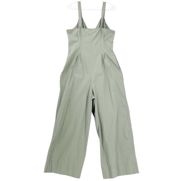 New Ladies Target Universal Thread Faux Button Up Gray Jumpsuit (Size 4) - Picture 3 of 8